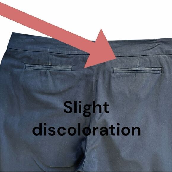 Soft Surroundings Black Chino Capri Pants Sz M - Picture 11 of 11